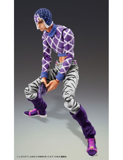 Medicos Super Action Statue JoJo's Bizarre Adventure Golden Wind Guido Mista & Sex Pistols Third