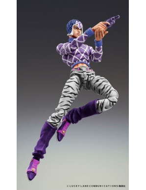 Medicos Super Action Statue JoJo's Bizarre Adventure Golden Wind Guido Mista & Sex Pistols Third