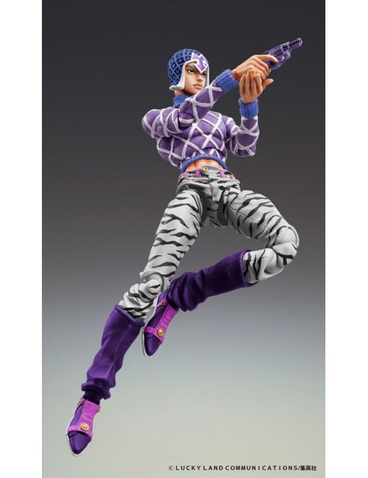 Medicos Super Action Statue JoJo's Bizarre Adventure Golden Wind Guido Mista & Sex Pistols Third