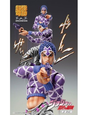 Medicos Super Action Statue JoJo's Bizarre Adventure Golden Wind Guido Mista & Sex Pistols Third