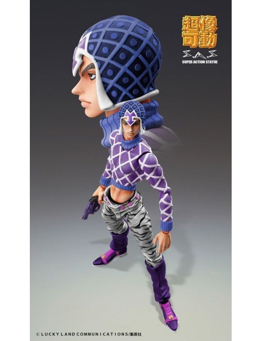 Medicos Super Action Statue JoJo's Bizarre Adventure Golden Wind Guido Mista & Sex Pistols Third