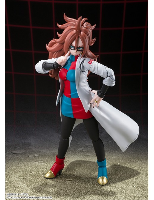 Bandai S.H. Figuarts Dragon Ball FighterZ Android 21 White Coat