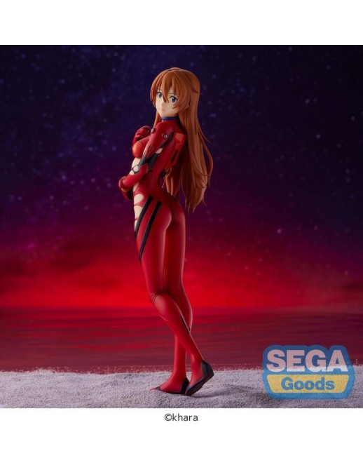 Sega Super Premium Size Figure Rebuild of Evangelion Asuka Shikinami Langley On the Beach