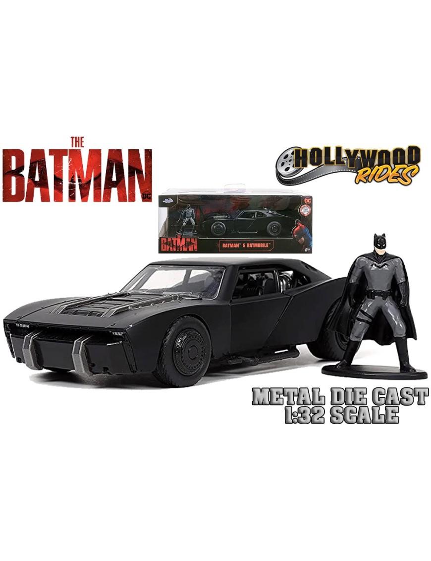 Jada Toys Diecast Model 1/32 Scale The Batman Batmobile Jada Toys Diecast Model 1/32 Scale The Batman Batmobile