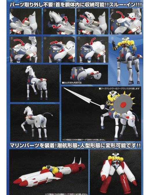 copy of Future Quest Grand Action Big Size Model Pantheroid & Marine Parts