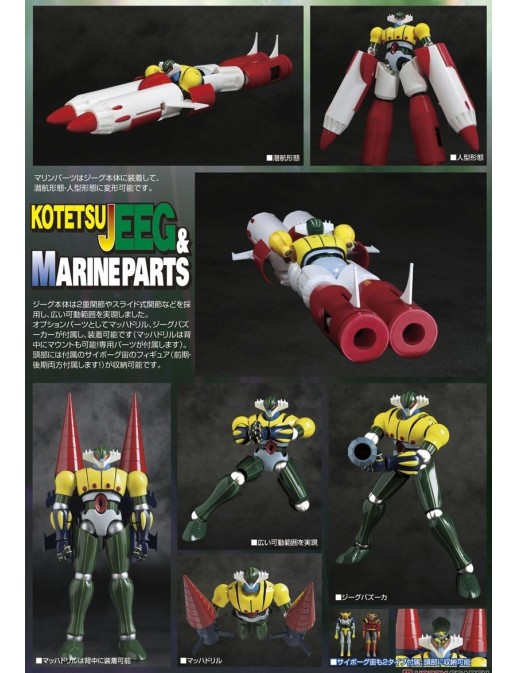copy of Future Quest Grand Action Big Size Model Pantheroid & Marine Parts