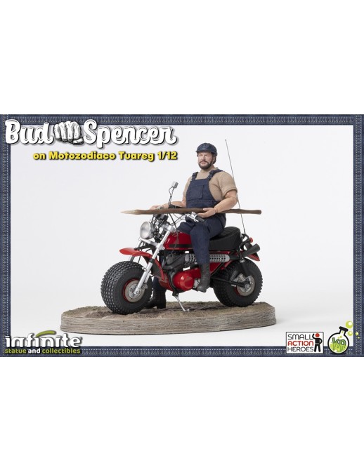 Infinite Statue Cars Legacy Collection Bud Spencer & Motozodiaco Tuareg