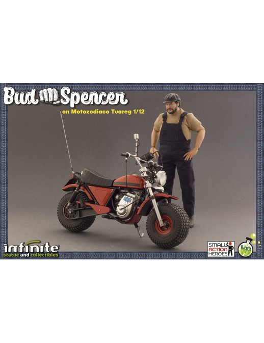 Infinite Statue Cars Legacy Collection Bud Spencer & Motozodiaco Tuareg