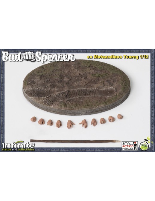 Infinite Statue Cars Legacy Collection Bud Spencer & Motozodiaco Tuareg
