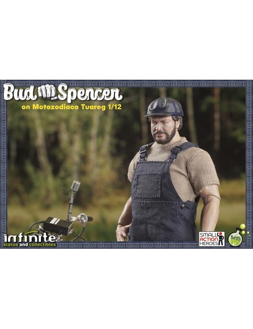 Infinite Statue Cars Legacy Collection Bud Spencer & Motozodiaco Tuareg