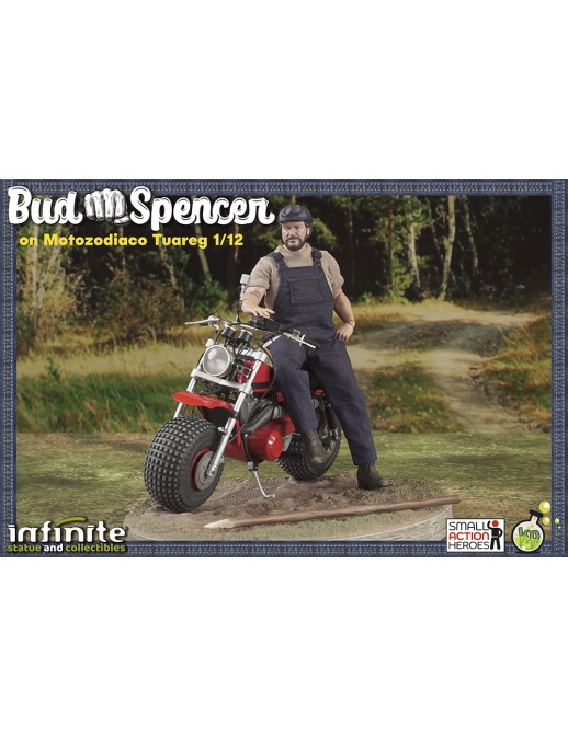 Infinite Statue Cars Legacy Collection Bud Spencer & Motozodiaco Tuareg