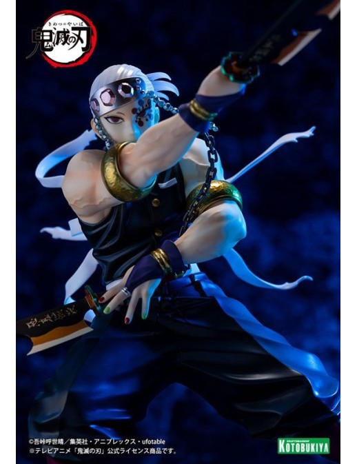 Kotobukiya ARTFX J Demon Slayer Kimetsu No Yaiba Tengen Uzui Bonus Edition