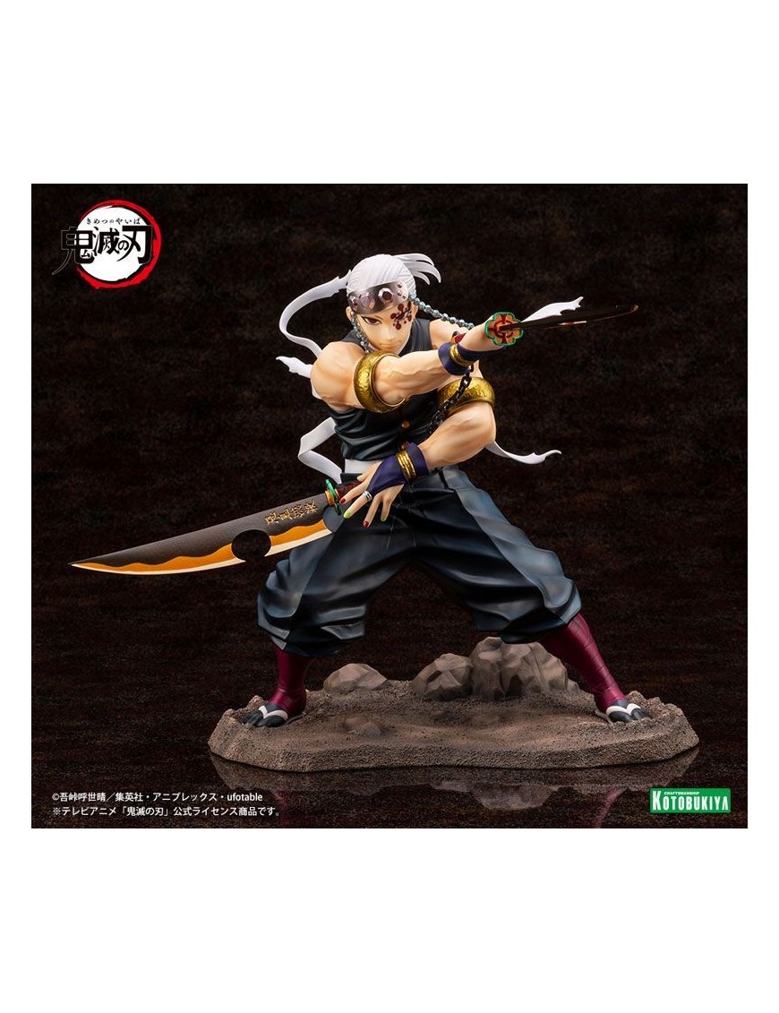 KOTOBUKIYA ARTFX J TENGEN UZUI 1/8 宇髄天元 Amazon | ARTFX J 鬼滅の刃 宇髄天元 1/8スケール PVC製 塗装