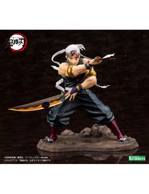 Kotobukiya ARTFX J Demon Slayer Kimetsu No Yaiba Tengen Uzui Bonus Edition