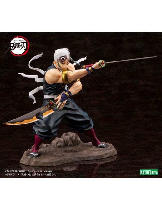 Kotobukiya ARTFX J Demon Slayer Kimetsu No Yaiba Tengen Uzui Bonus Edition