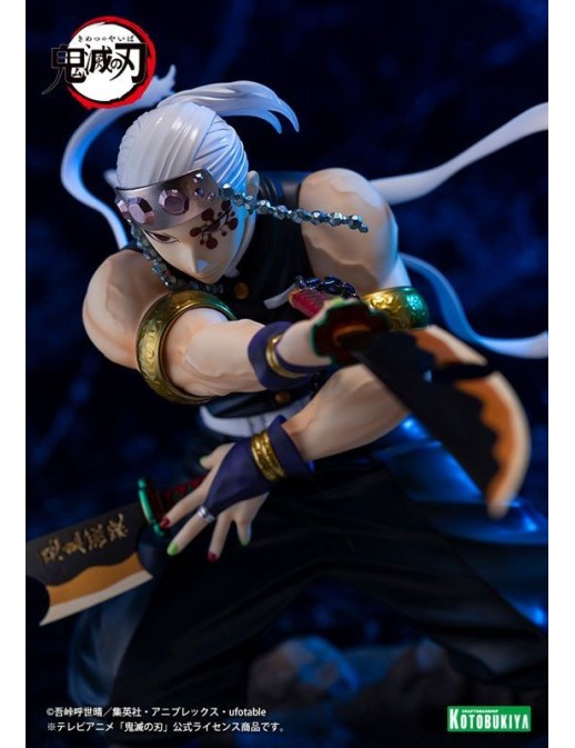 Kotobukiya ARTFX J Demon Slayer Kimetsu No Yaiba Tengen Uzui Bonus Edition