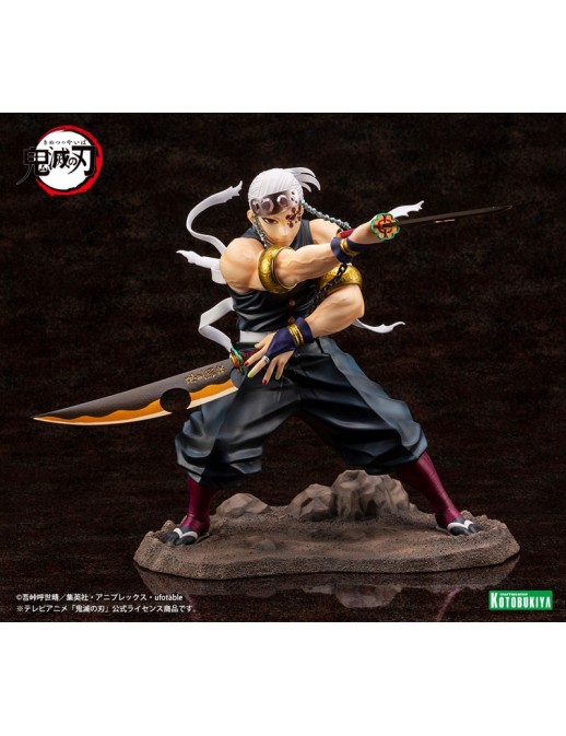 Kotobukiya ARTFX J Demon Slayer Kimetsu No Yaiba Tengen Uzui Bonus Edition