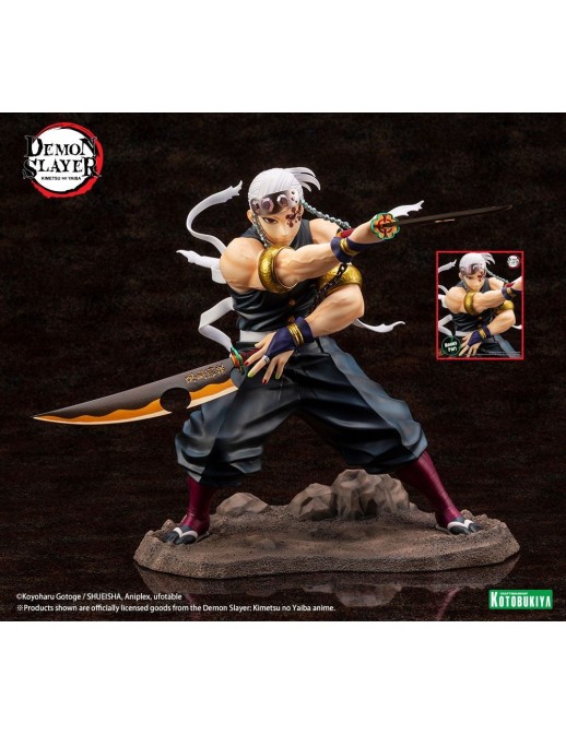 Kotobukiya ARTFX J Demon Slayer Kimetsu No Yaiba Tengen Uzui Bonus Edition