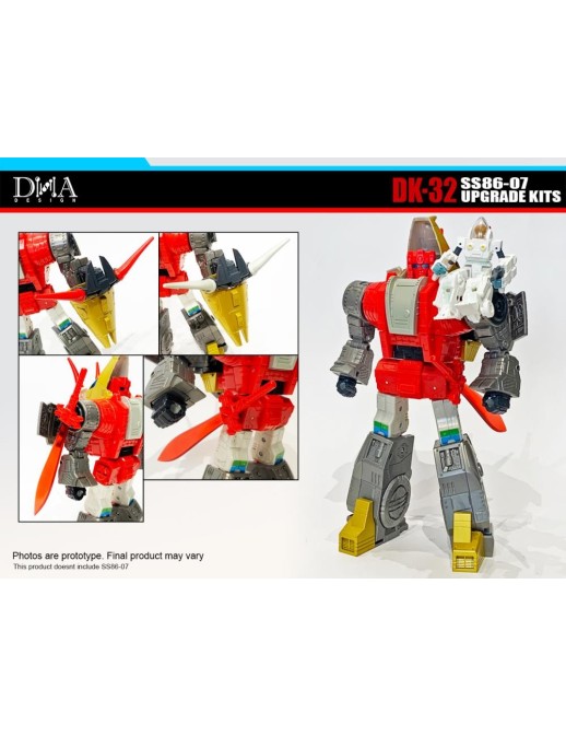 DNA Design DK-32 Upgrade Kit for War for Studio Series 86-07 Dinobot Slug