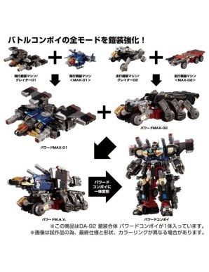 Takara Tomy Diaclone Reboot DA-92 Armor Wrap Combination Powered Convoy