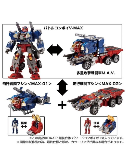 Takara Tomy Diaclone Reboot DA-92 Armor Wrap Combination Powered Convoy