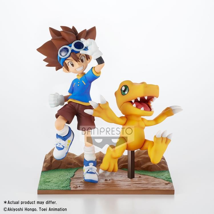 BANPRESTO DXF ADVENTURE ARCHIVES DIGIMON ADVENTURE TAICHI & AGUMON