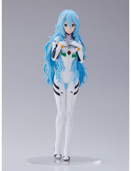 Sega Super Premium Size Figure Rebuild of Evangelion Rei Ayanami Long Hair Version