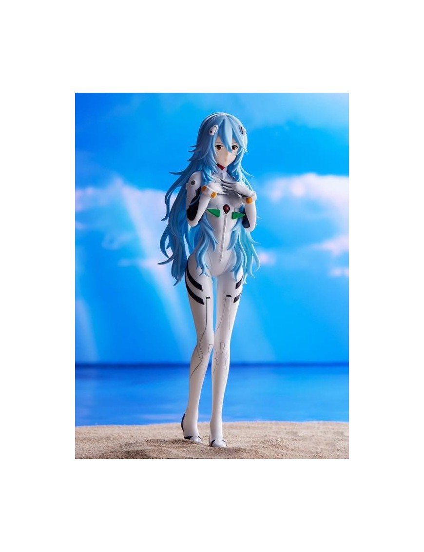 Sega Super Premium Size Figure Rebuild of Evangelion Rei Ayanami Long Hair Version