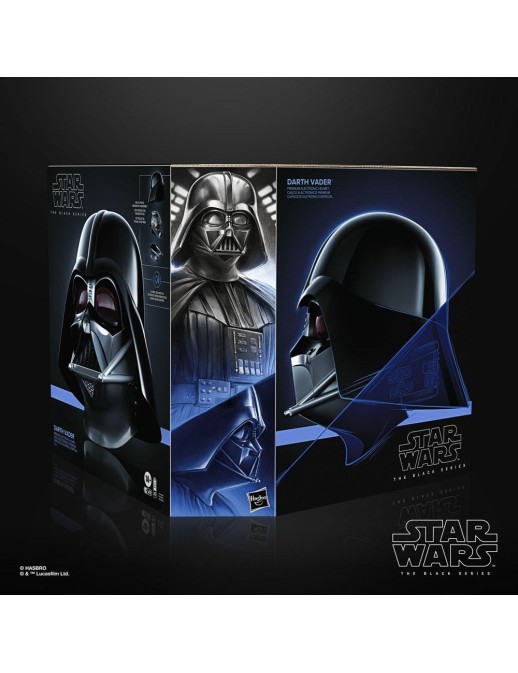 Hasbro Star Wars The Black Series Replica 1/1 Darth Vader Electronic Helmet Obi-Wan Kenobi