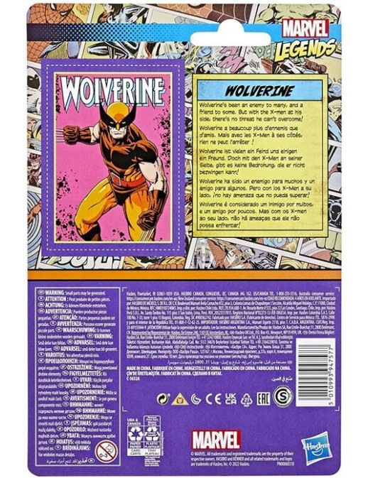 Hasbro Marvel Legends Recollect Retro Wolverine