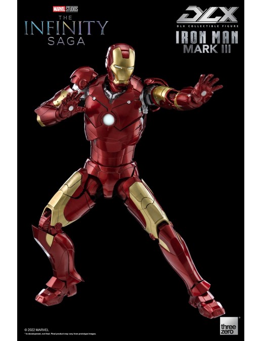 Threezero Avengers Infinity Saga DLX Iron Man Mark III 1/12 Scale