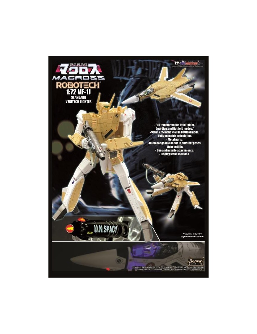 KitzConcept's Robotech VF-1J Standard Veritech Fighter 1/72 Scale Figure KitzConcept's Robotech VF-1J Standard Veritech Fighter 1/72 Scale Figure