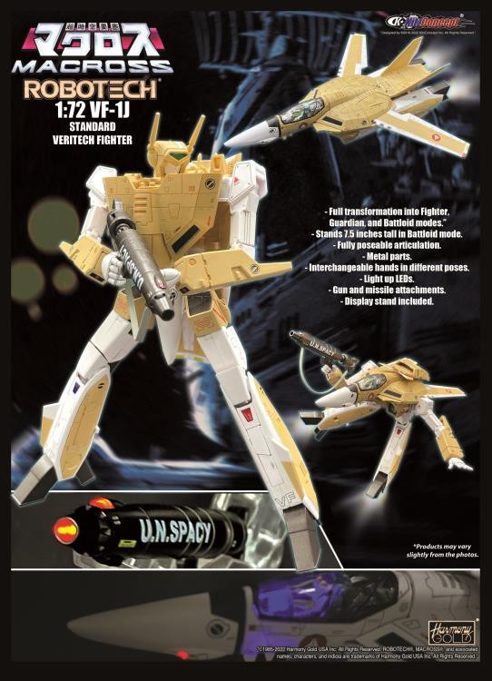 KITZCONCEPT'S ROBOTECH VF-1J STANDARD VERITECH FIGHTER 1/72 SCALE FIGURE