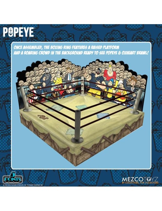 Mezco Popeye 5 Points Figures Popeye & Oxheart Boxed Set
