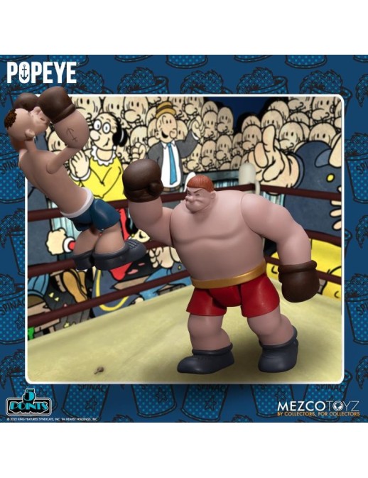 Mezco Popeye 5 Points Figures Popeye & Oxheart Boxed Set