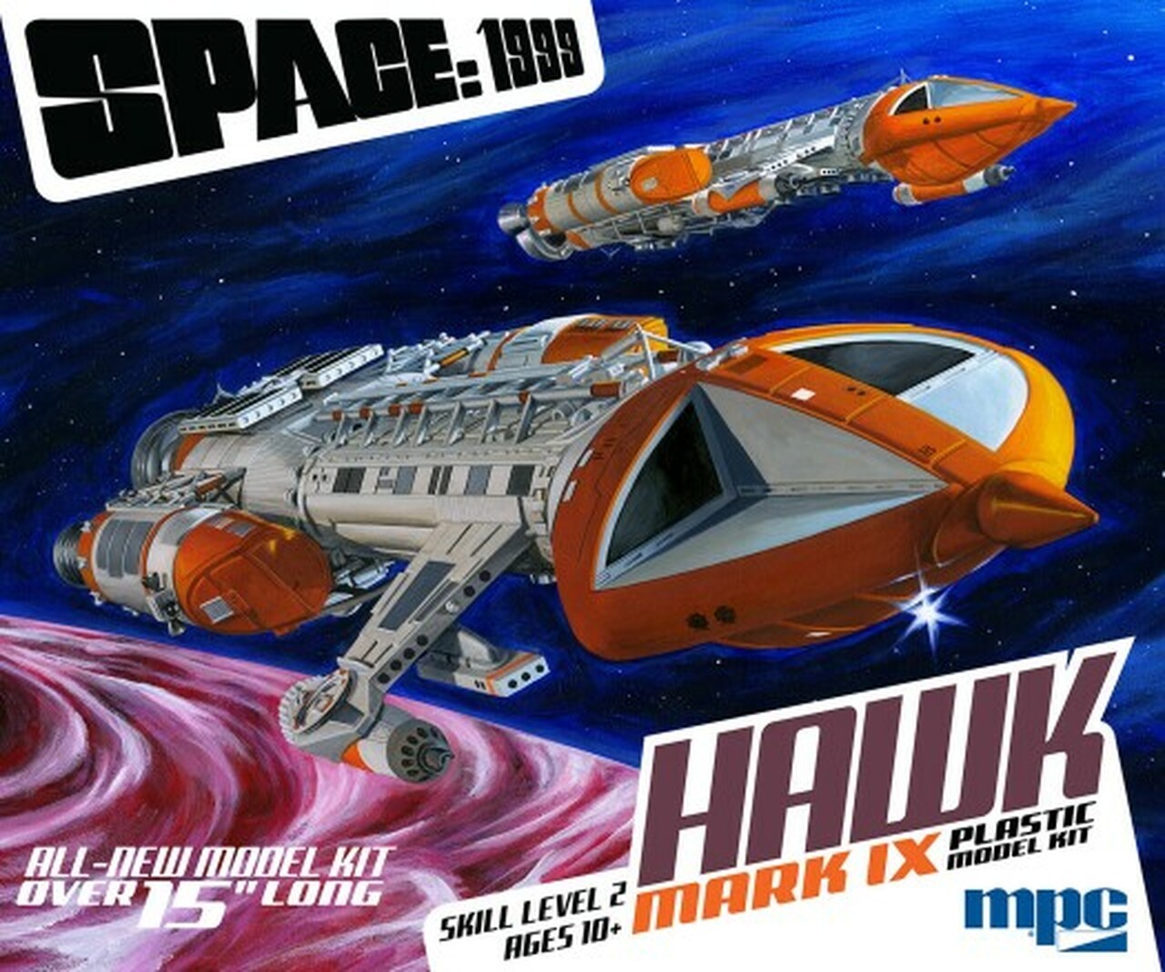 MPC SPACE 1999 HAWK MARK IX 1/48 SCALE MODEL KIT