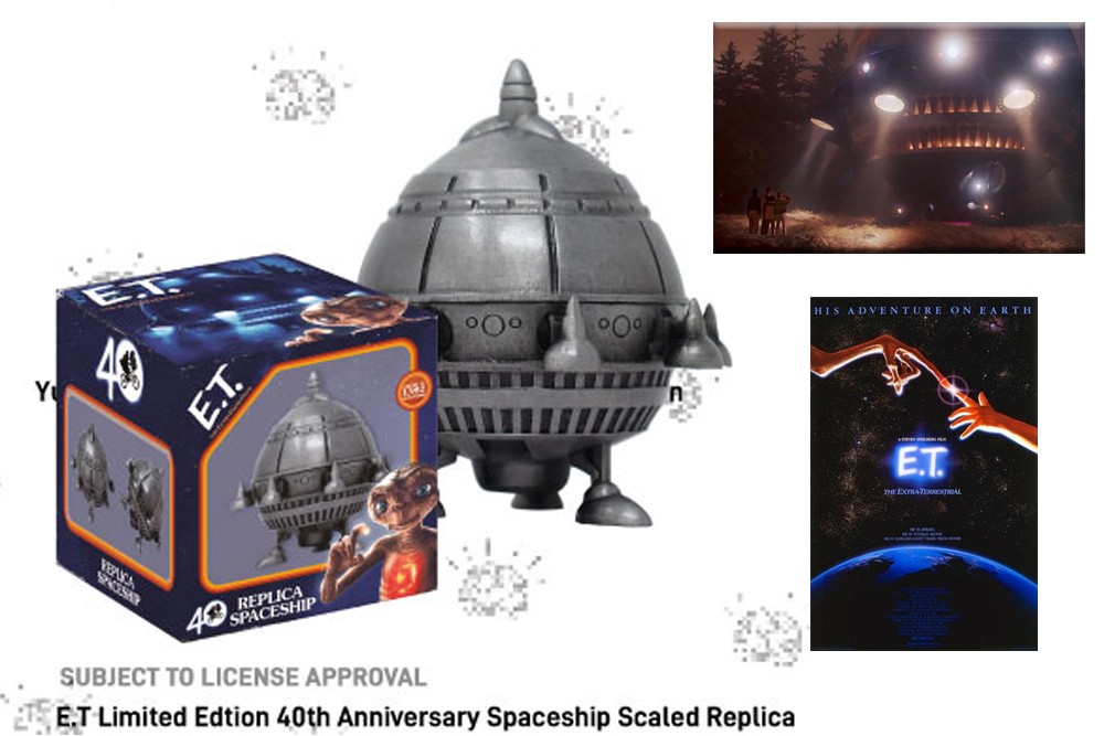 FANATTIK E.T. THE EXTRA-TERRESTRIAL 40TH ANNIVERSARY SPACESHIP REPLICA