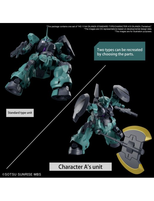 Bandai High Grade HG 1/144 Mobile Suit Gundam MD-0031L Lauda's Dilanza