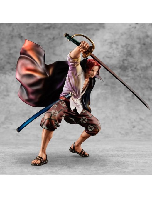 Megahouse P.O.P. Portrait of Pirates One Piece Playback Memories Red-Haired Shanks MegaTrea Exclusive