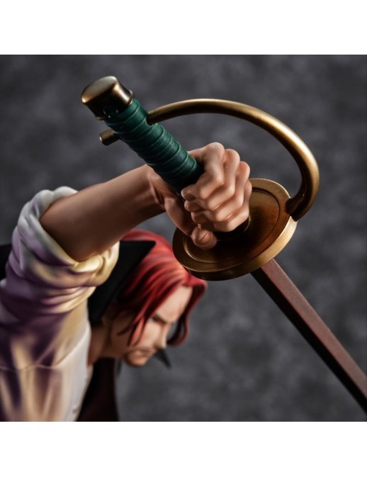 Megahouse P.O.P. Portrait of Pirates One Piece Playback Memories Red-Haired Shanks MegaTrea Exclusive