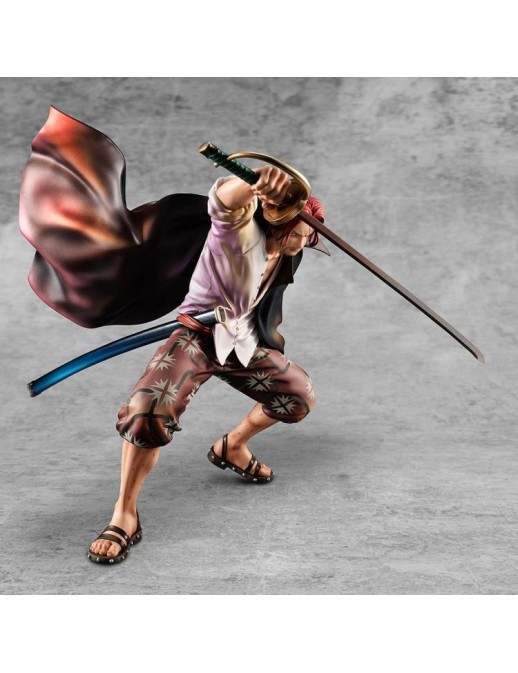 Megahouse P.O.P. Portrait of Pirates One Piece Playback Memories Red-Haired Shanks MegaTrea Exclusive