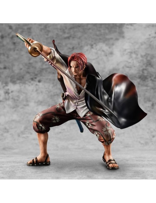 Megahouse P.O.P. Portrait of Pirates One Piece Playback Memories Red-Haired Shanks MegaTrea Exclusive