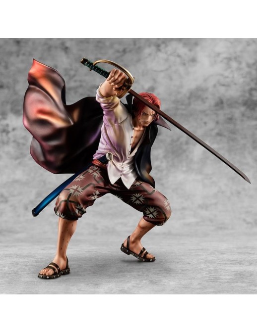 Megahouse P.O.P. Portrait of Pirates One Piece Playback Memories Red-Haired Shanks MegaTrea Exclusive