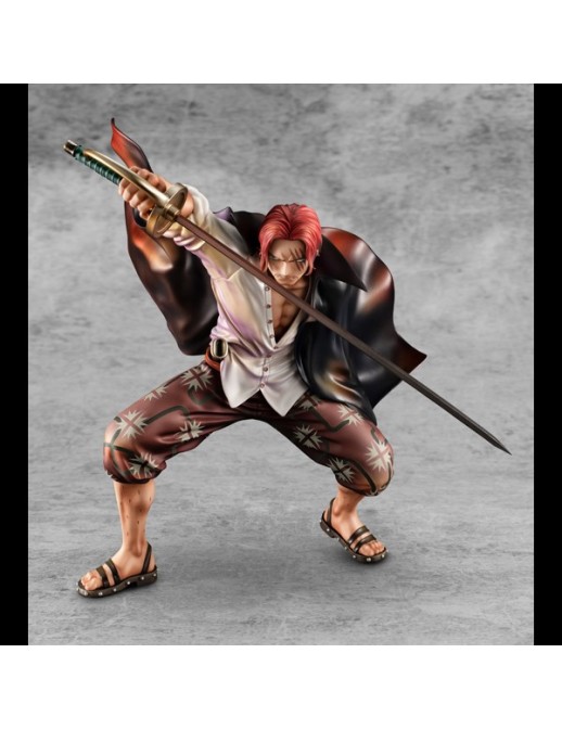 Megahouse P.O.P. Portrait of Pirates One Piece Playback Memories Red-Haired Shanks MegaTrea Exclusive
