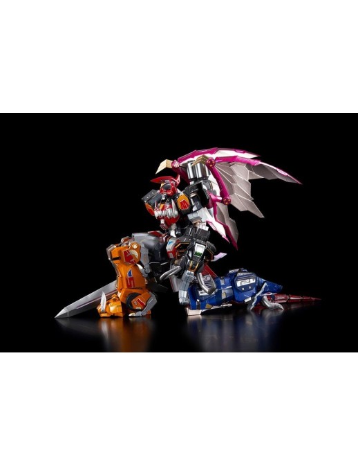 Flame Toys Mighty Morphin Power Rangers Go! Kara Kuri Combine Dino Megazord