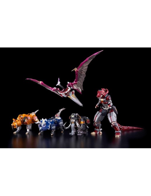Flame Toys Mighty Morphin Power Rangers Go! Kara Kuri Combine Dino Megazord