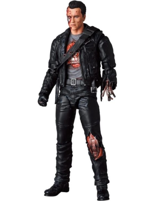 Medicom Toy MAFEX The Terminator 2 Judgement Day T-800 Battle Damage Version