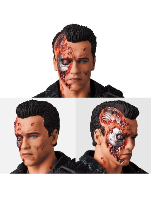 Medicom Toy MAFEX The Terminator 2 Judgement Day T-800 Battle Damage Version