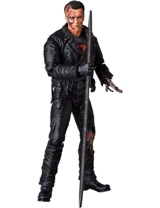 Medicom Toy MAFEX The Terminator 2 Judgement Day T-800 Battle Damage Version