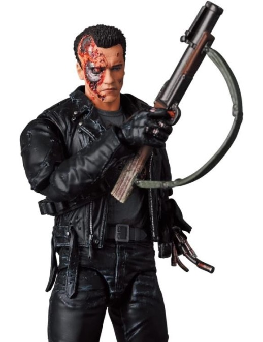 Medicom Toy MAFEX The Terminator 2 Judgement Day T-800 Battle Damage Version